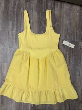 No Boundaries Yellow Tiered
Sundress Medium